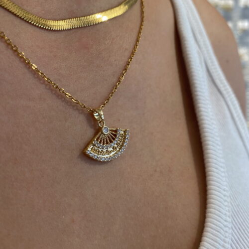 1_org_zoom-155.jpg Yelpaze Yassı Zincir Kolye Seti