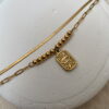 1_org_zoom-187.jpg Çelik Charmlı Dorika Bileklik Gold Renk